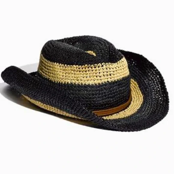 Tarnish Womens Straw Raffia Fedora Hat Made in Italy Natural Tan Summer Beach Tarnish | Accessories | Nwot Tarnish Straw Hat | Poshmark main image 3
